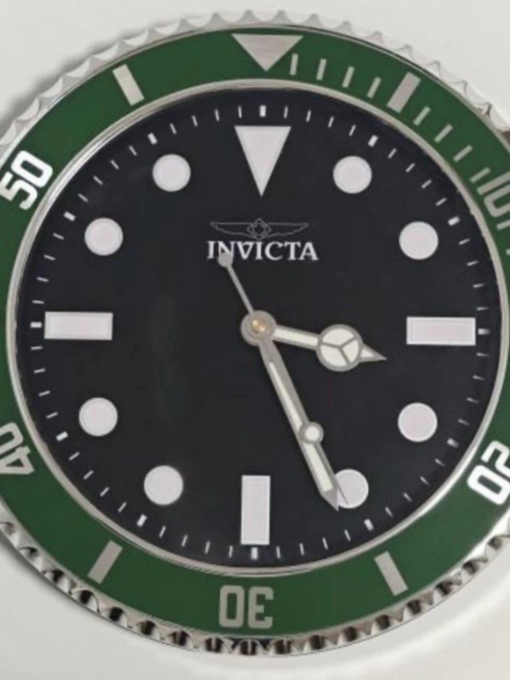 Invicta Pro Diver 12" Wall Clock, Green/Black (70043)